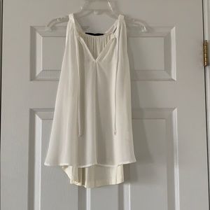 NWOT SHEER WHITE TOP